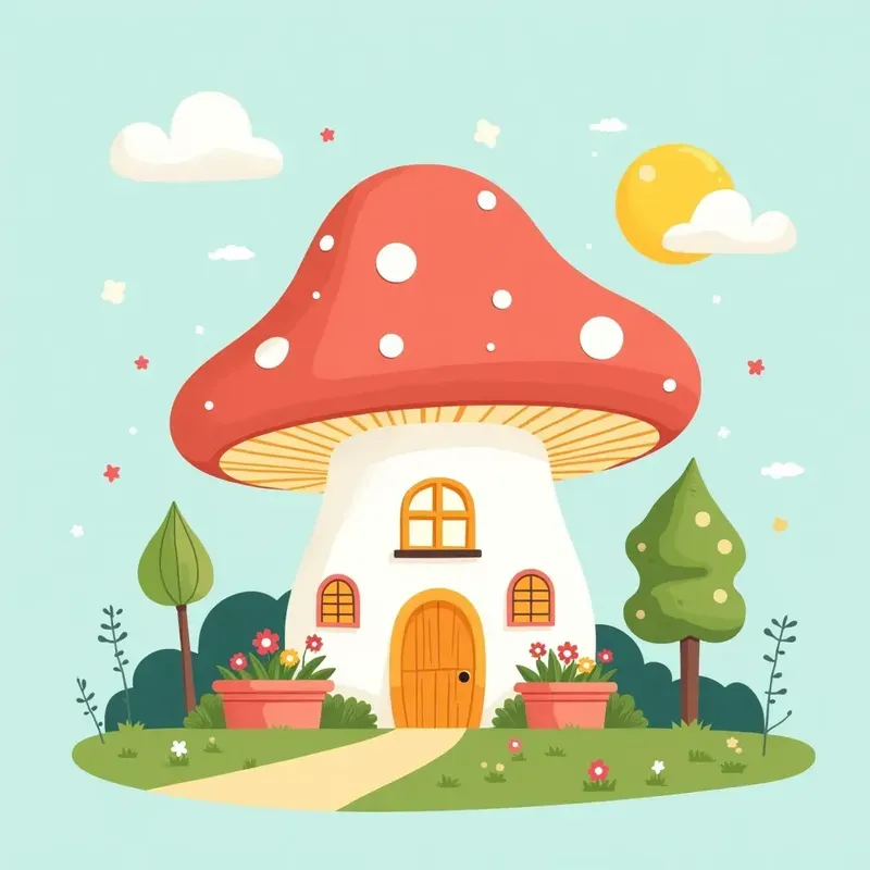Cartoon Food Shaped Houses