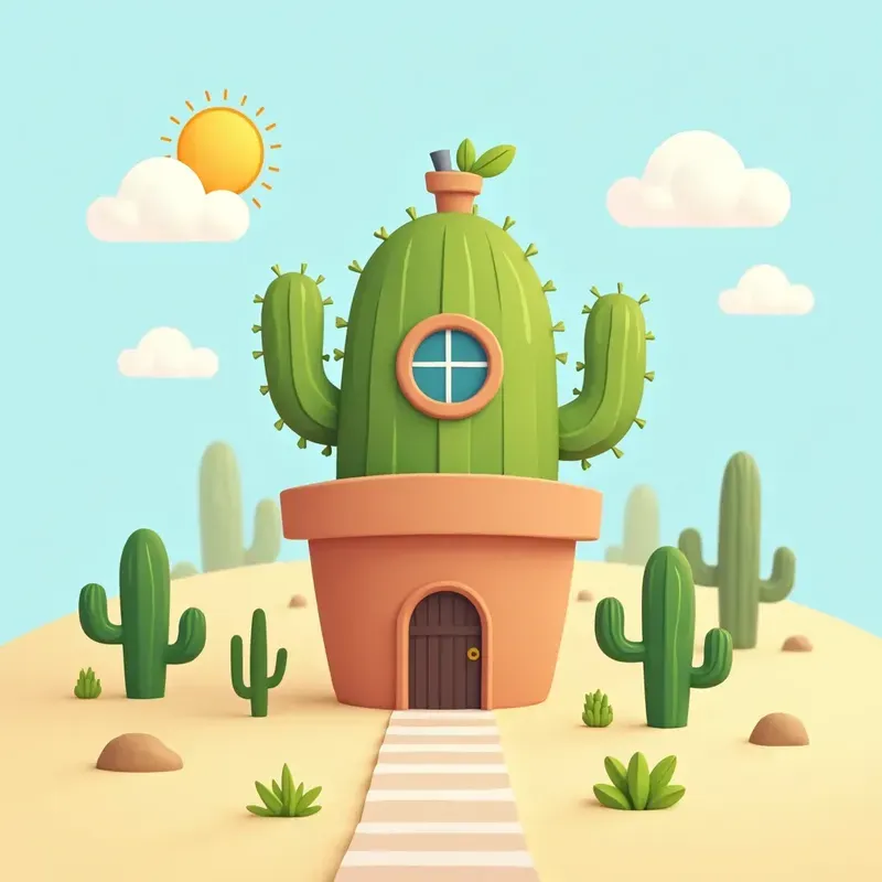Cartoon Food Shaped Houses