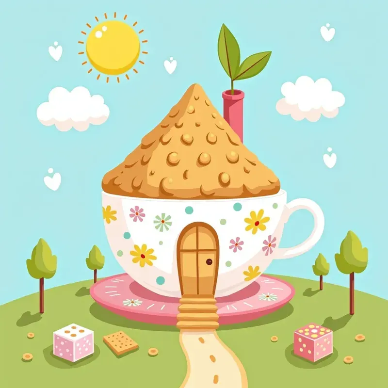 Cartoon Food Shaped Houses