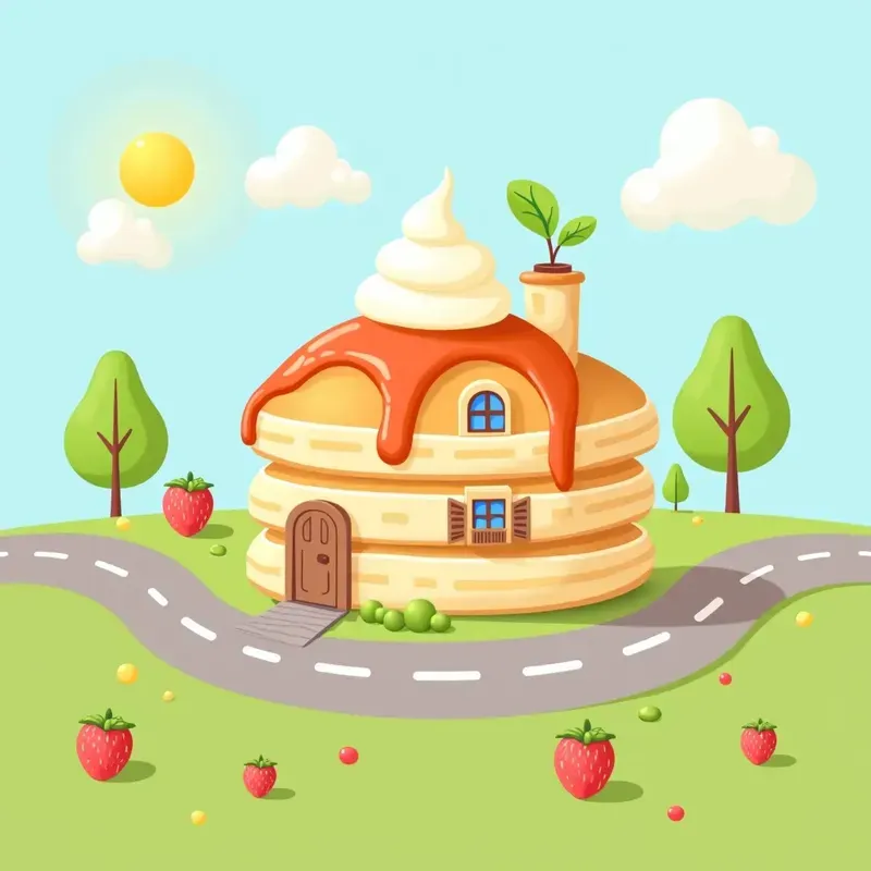 Cartoon Food Shaped Houses