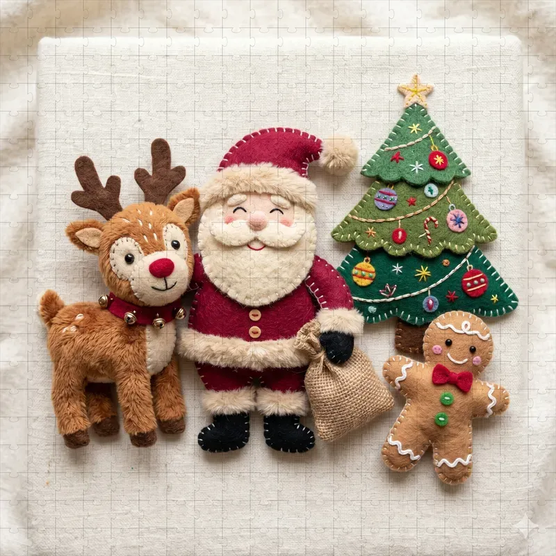 3D Soft Plush Fabric Collage Creators