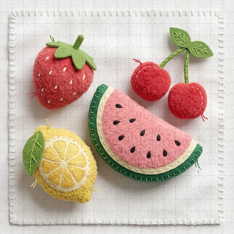 3D Soft Plush Fabric Collage Creators