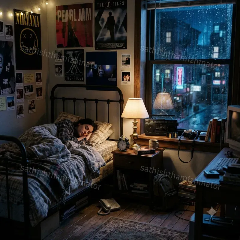 90s Nostalgic Bedroom Movie Scenes