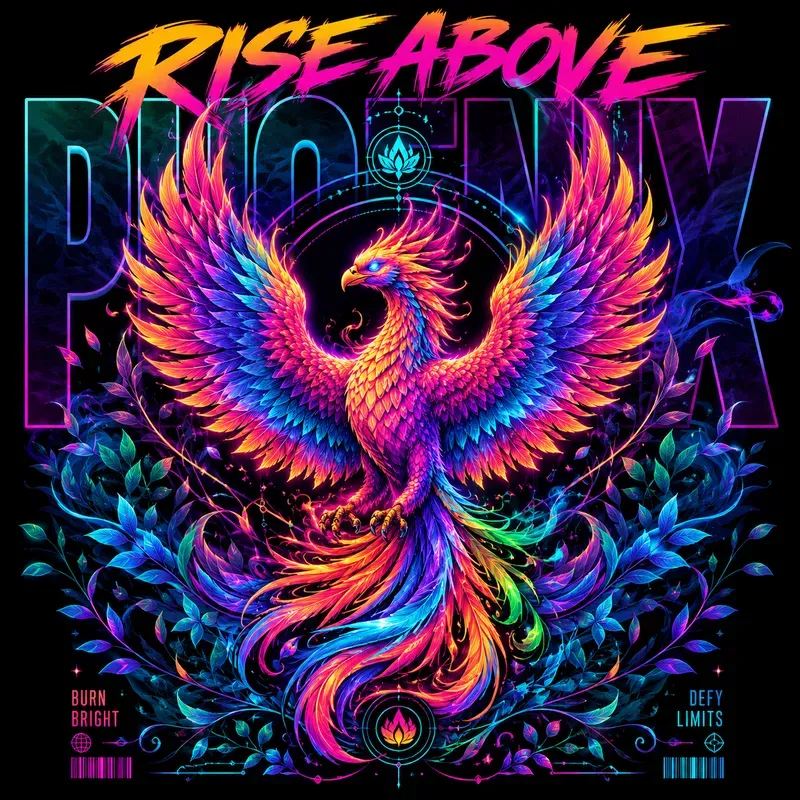 Neon Spirit Legends Tshirt Designs