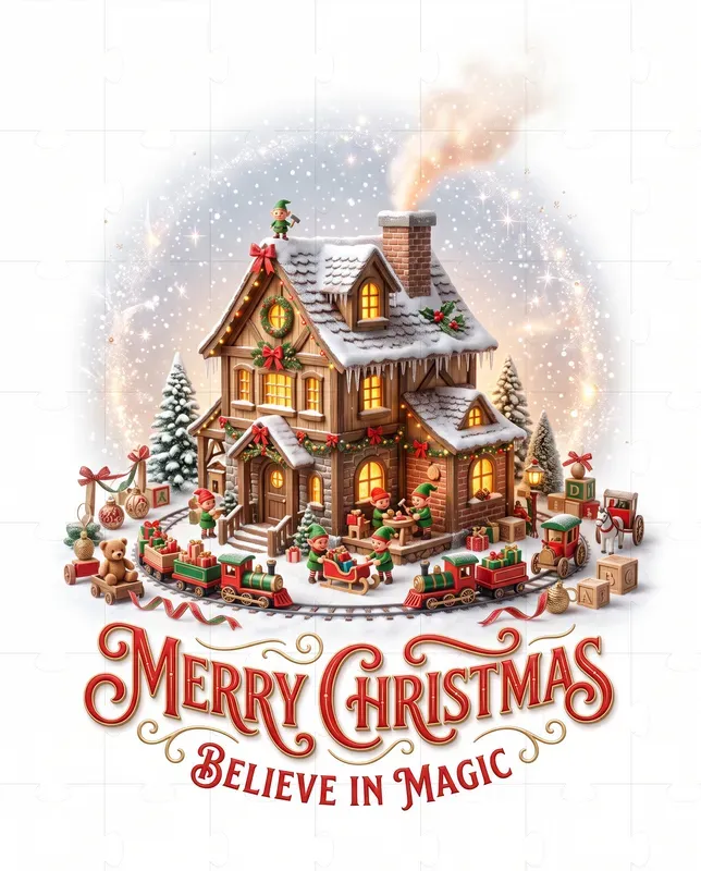Miniature Christmas Card Generator