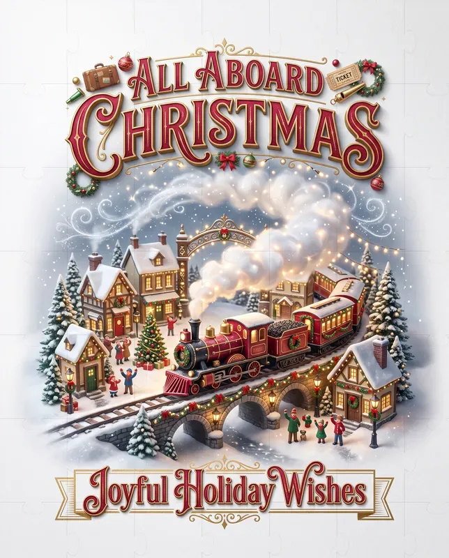 Miniature Christmas Card Generator