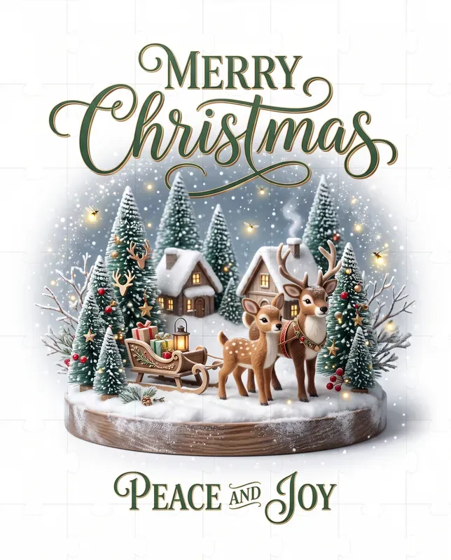 Miniature Christmas Card Generator