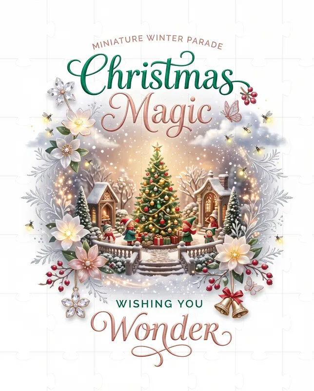 Miniature Christmas Card Generator