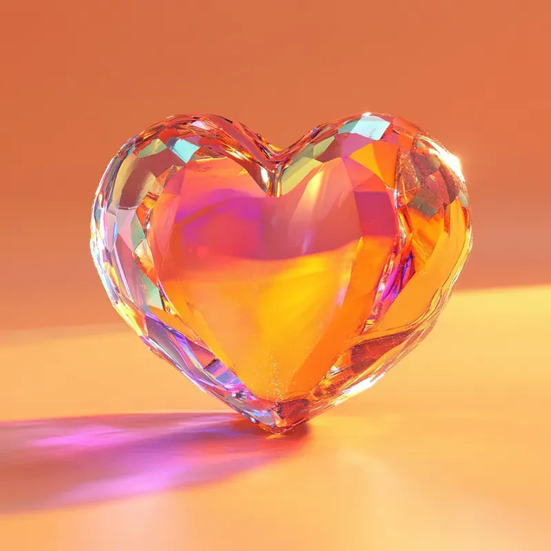 Glossy 3D Glass Objects With Glow