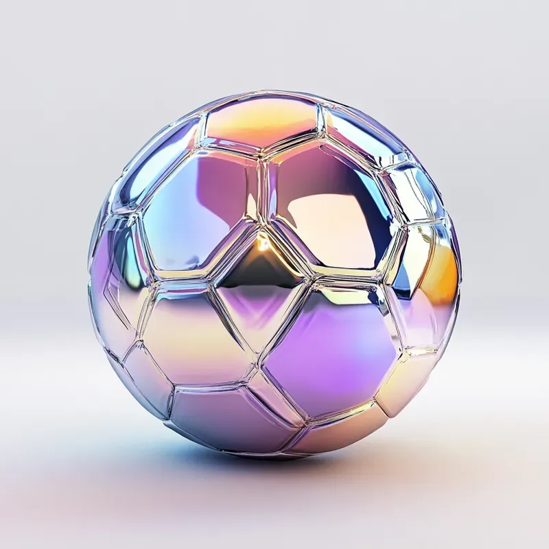 Glossy 3D Glass Objects With Glow