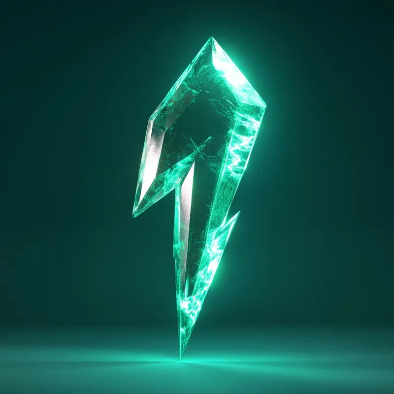 Glossy 3D Glass Objects With Glow