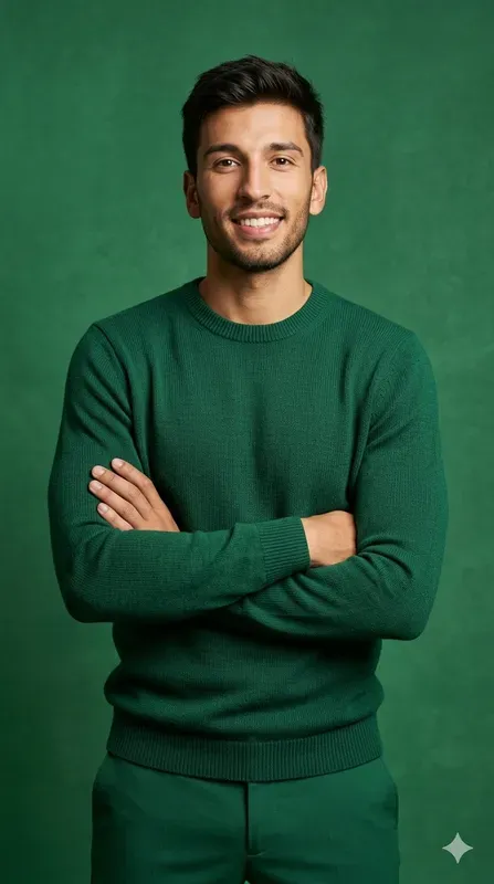 Monochromatic Studio Portrait Photography