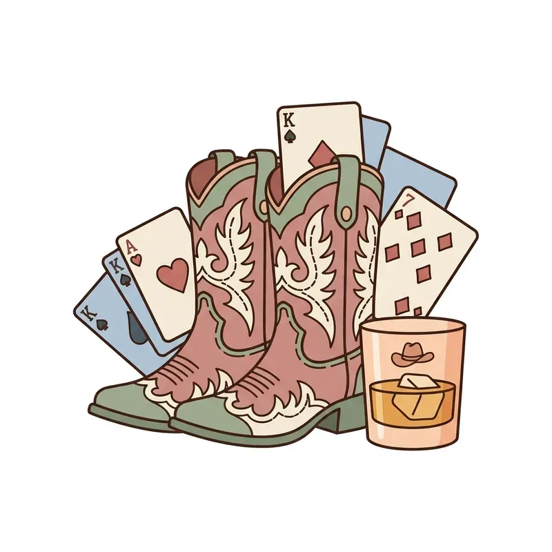 Retro Casino Cocktail Clipart Packs