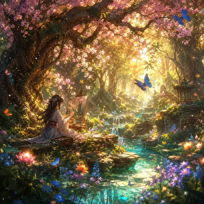 Dreamlike Anime Illustrations