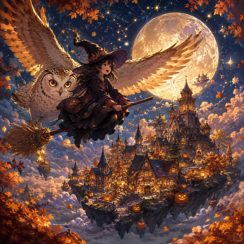 Dreamlike Anime Illustrations