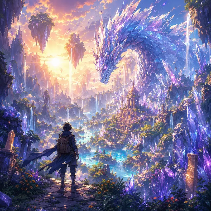 Dreamlike Anime Illustrations