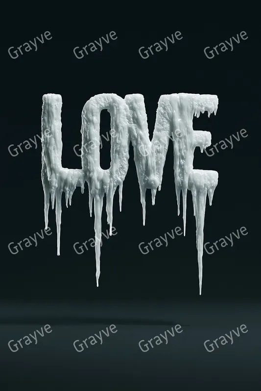 Sculptural Material Typographies