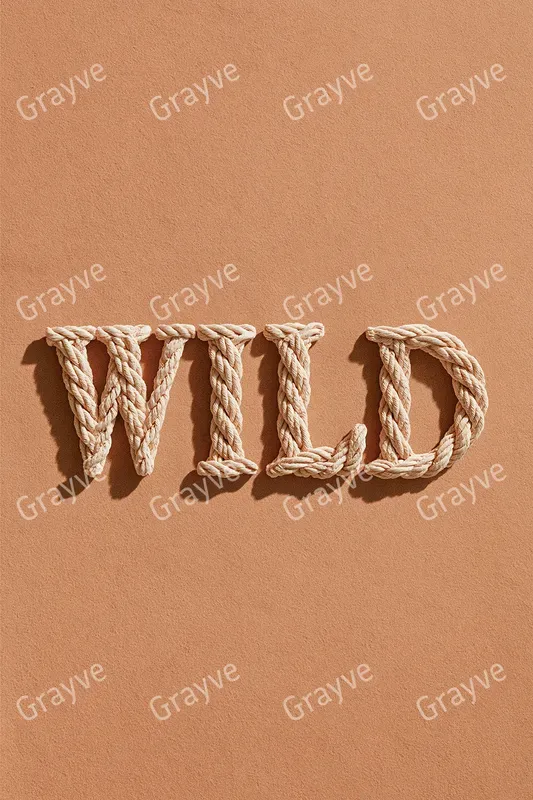 Sculptural Material Typographies