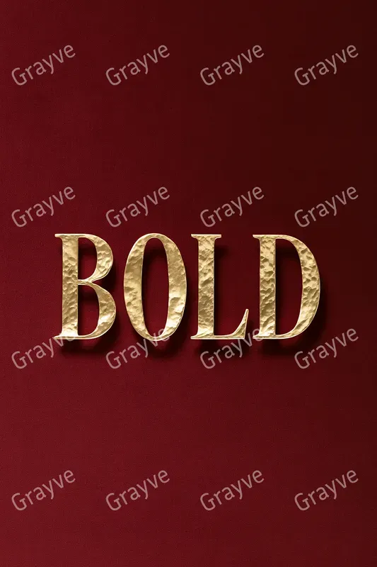Sculptural Material Typographies