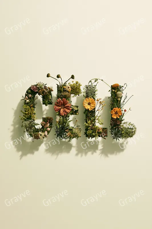 Sculptural Material Typographies