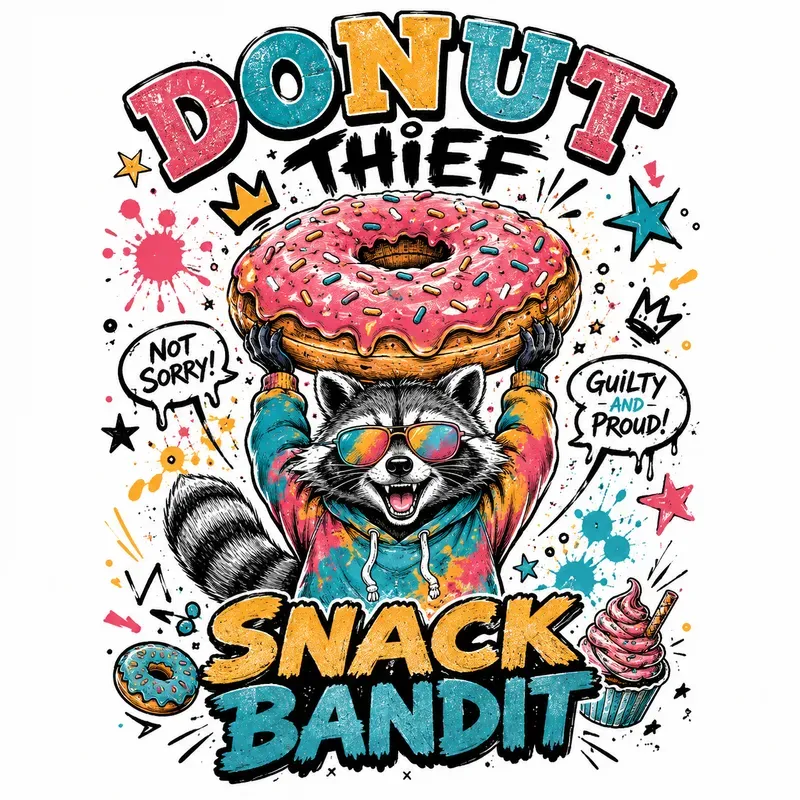 Vintage Snack Bandit Tshirts