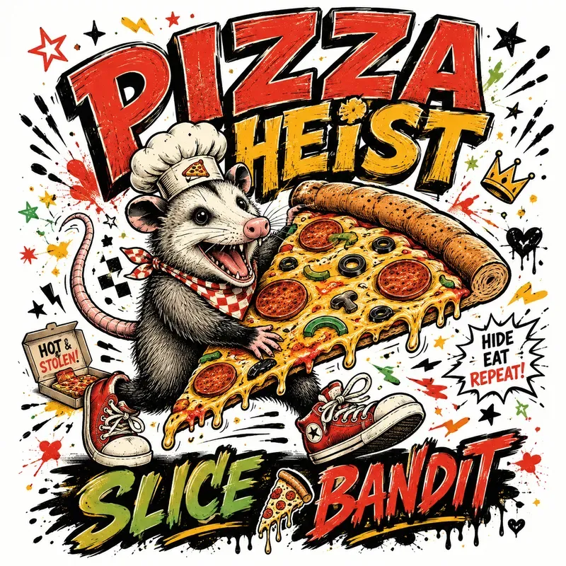 Vintage Snack Bandit Tshirts