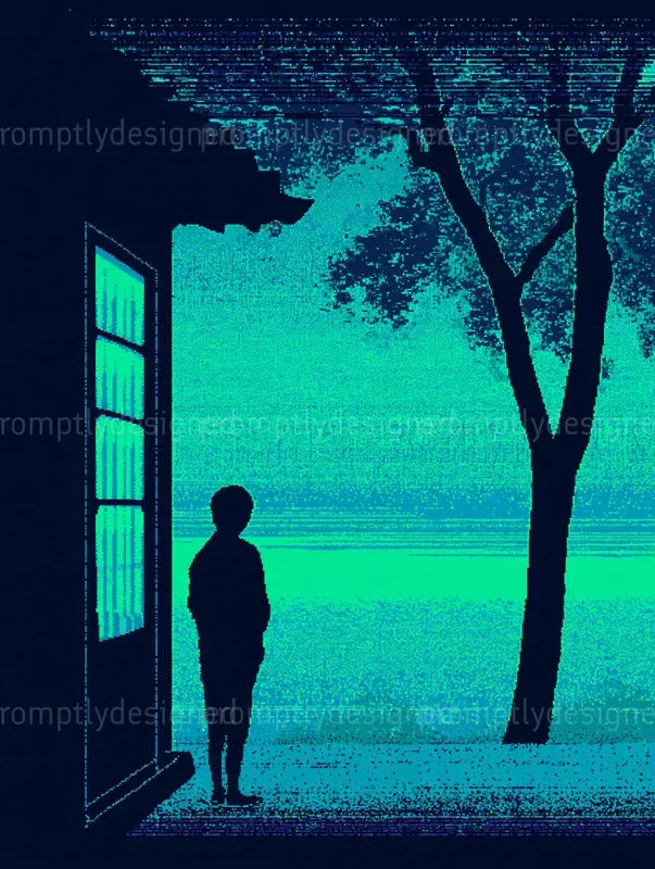 Ukiyo E Glitch Posters