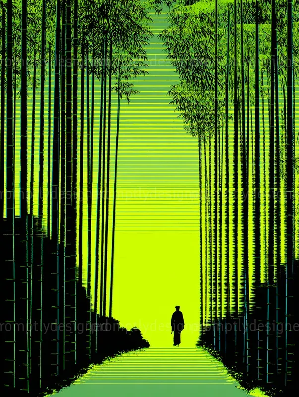 Ukiyo E Glitch Posters