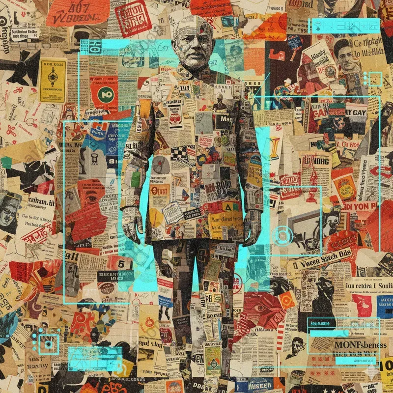 The Great Statues Reimagined In Newsprint