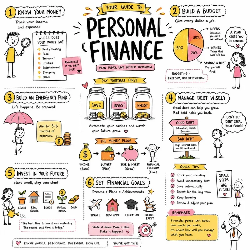 Handdrawn Sketchnote Infographics