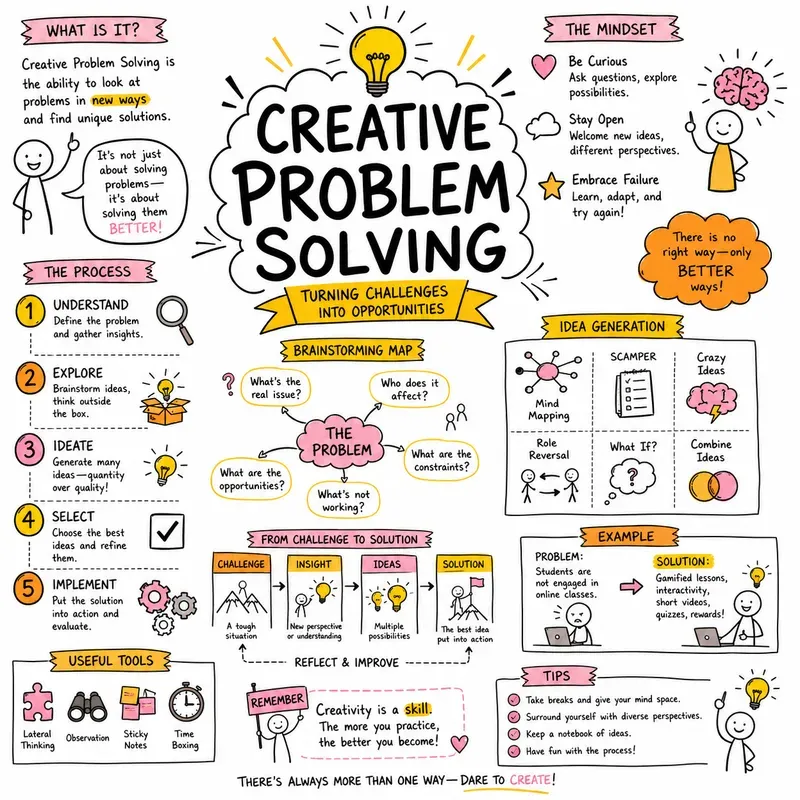 Handdrawn Sketchnote Infographics