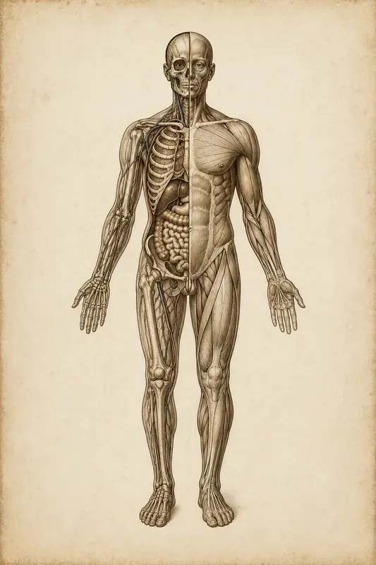 Vintage Splitanatomy Engraving Pods