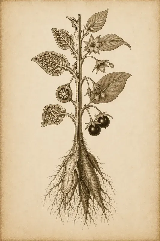 Vintage Splitanatomy Engraving Pods