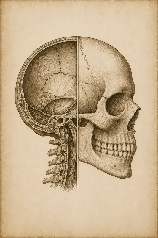Vintage Splitanatomy Engraving Pods