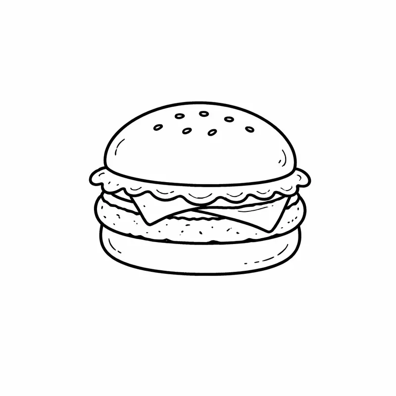 Minimalist Hand Drawn Line Sketch Art