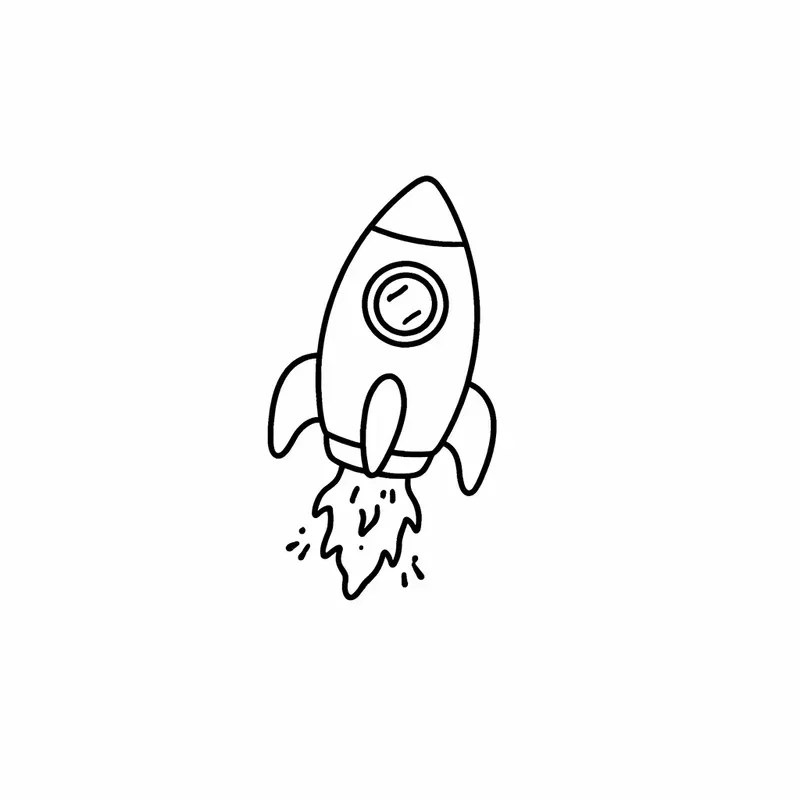 Minimalist Hand Drawn Line Sketch Art