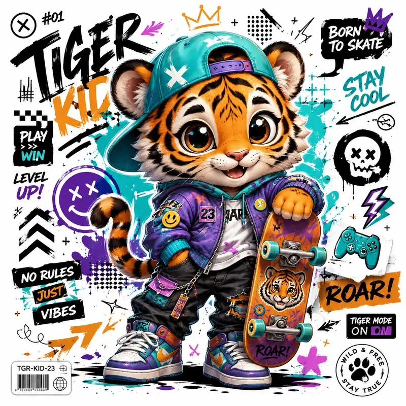 Urban Mascot Street Posters