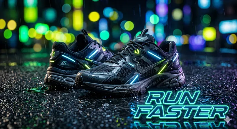Neon Cyberpunk Product Ad Generator