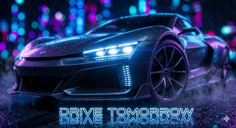 Neon Cyberpunk Product Ad Generator