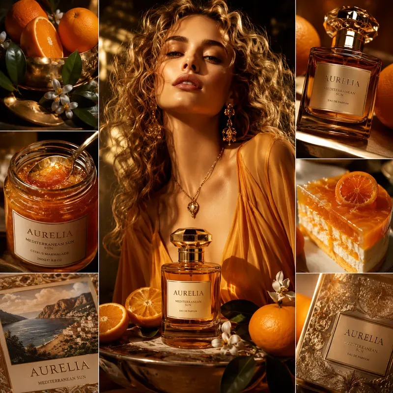 Luxury Food Beauty Moodboards