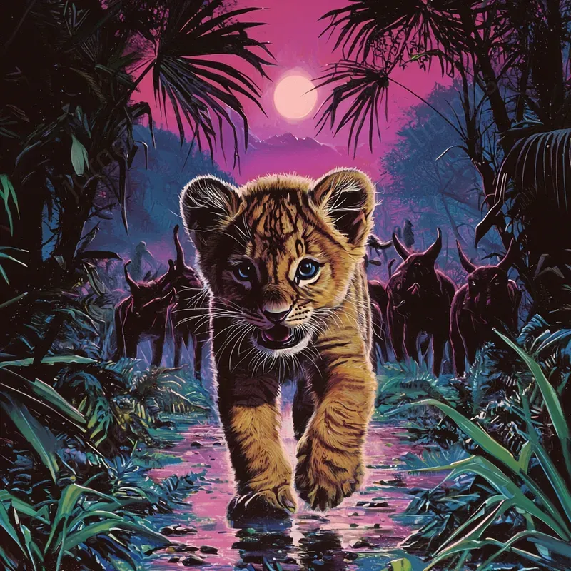 Vibrant 80s Cover Designs