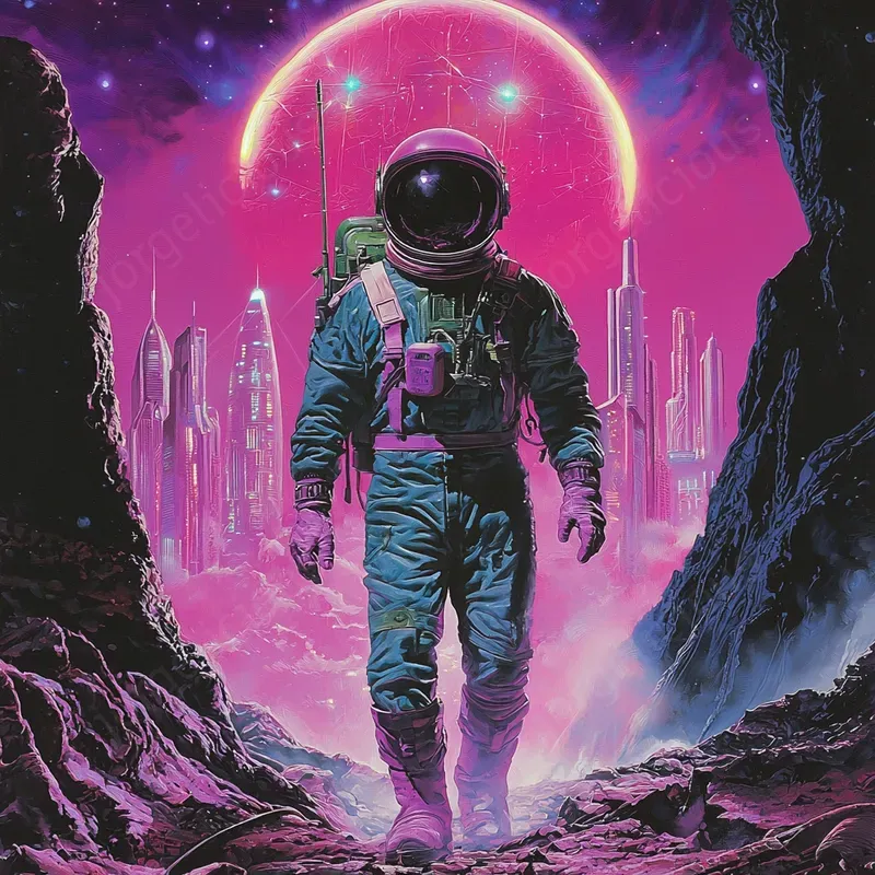 Vibrant 80s Cover Designs