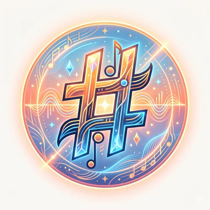 Radiant Music Symbol Emblems