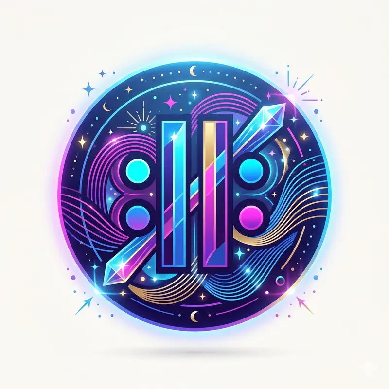 Radiant Music Symbol Emblems