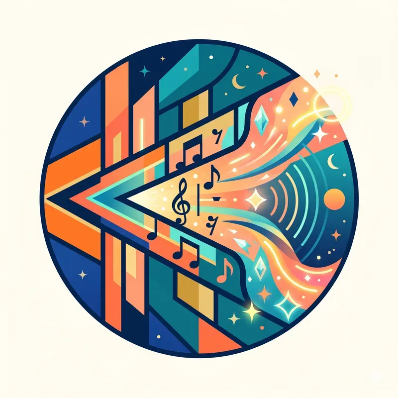 Radiant Music Symbol Emblems