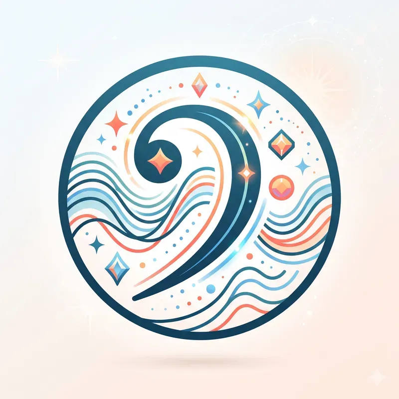 Radiant Music Symbol Emblems