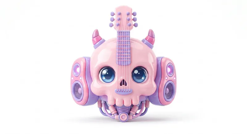 Cute 3D Kawaii Icons