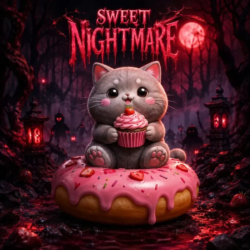 Cute Kawaii Meets Dark Horrors