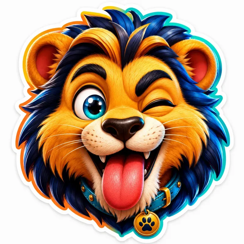 Animal Face Stickers