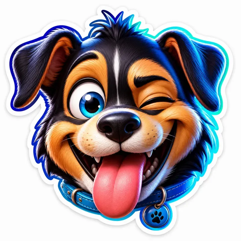 Animal Face Stickers